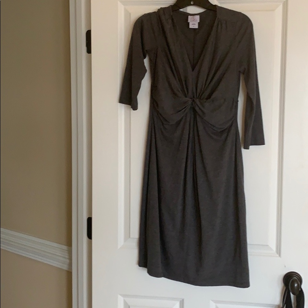 Gray Oh Baby by Motherhood Maternity Dress